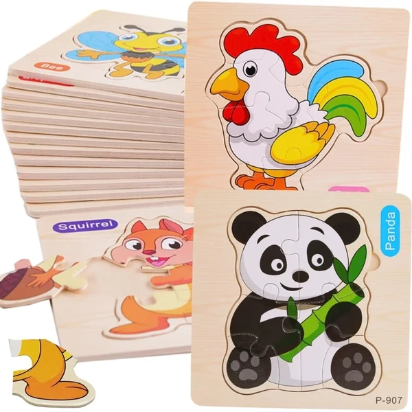 Pack de puzles de madera