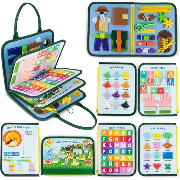 Maletín busy board Montessori BONNYCO