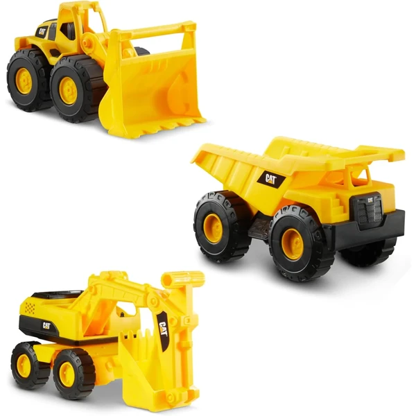 Set 3 vehículos de construcción CAT