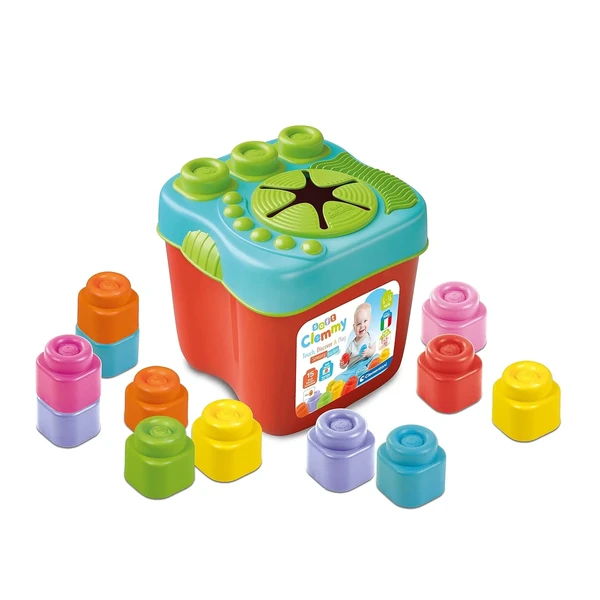 Cubo sensorial Clemmy 15 bloques Clementoni