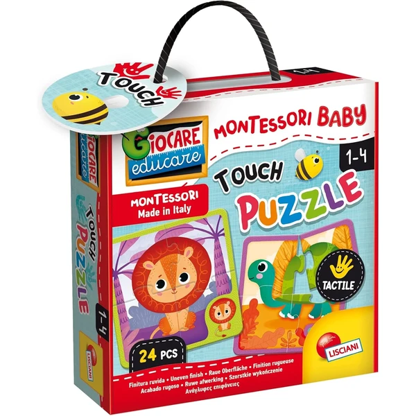 Puzzle táctil de animales Lisciani