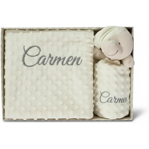Set manta y doudou personalizado Danielstore