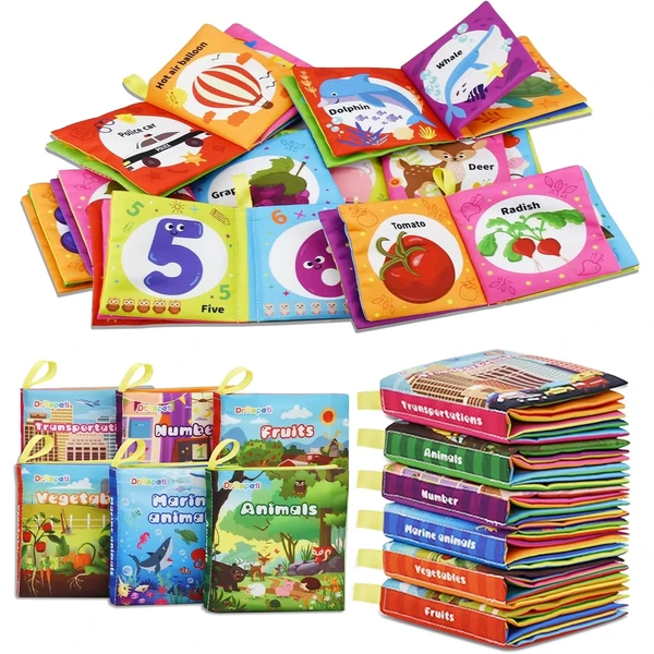 Dr. Rapeti 6 Piezas Libros Blandos