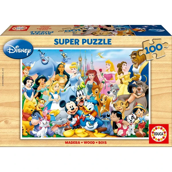 Educa Puzzle de Madera Mundo Disney