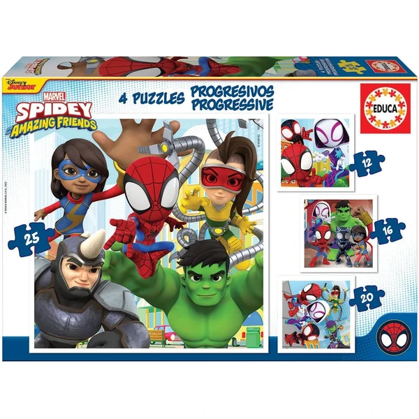 Set de puzles Spidey y Amigos Educa
