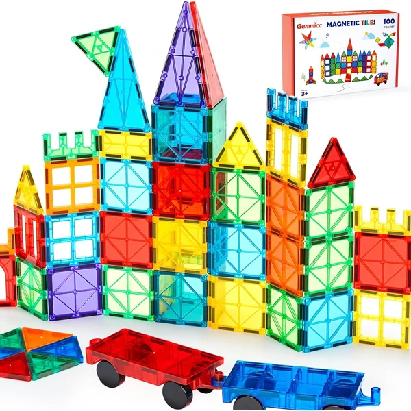 Gemmicc Baldosas Magnéticas con Coches