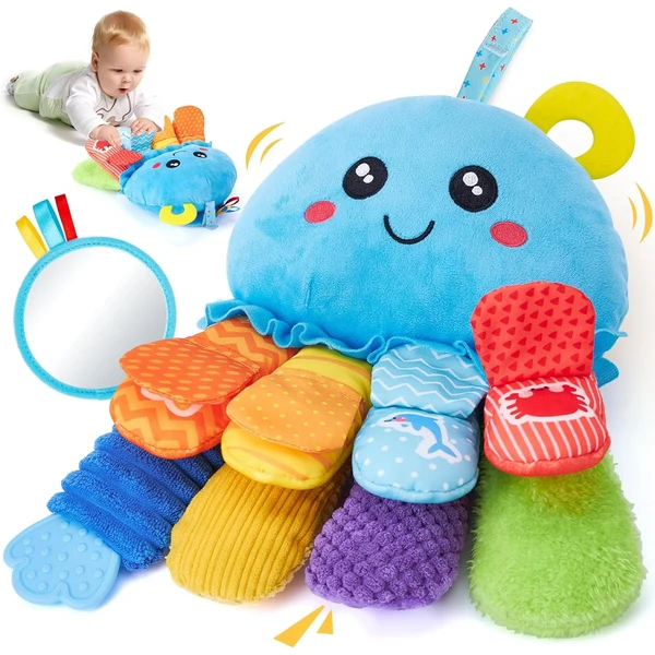 Pulpo de peluche interactivo hahaland