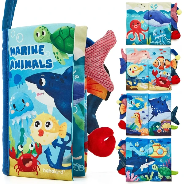 Libro sensorial de animales hahaland