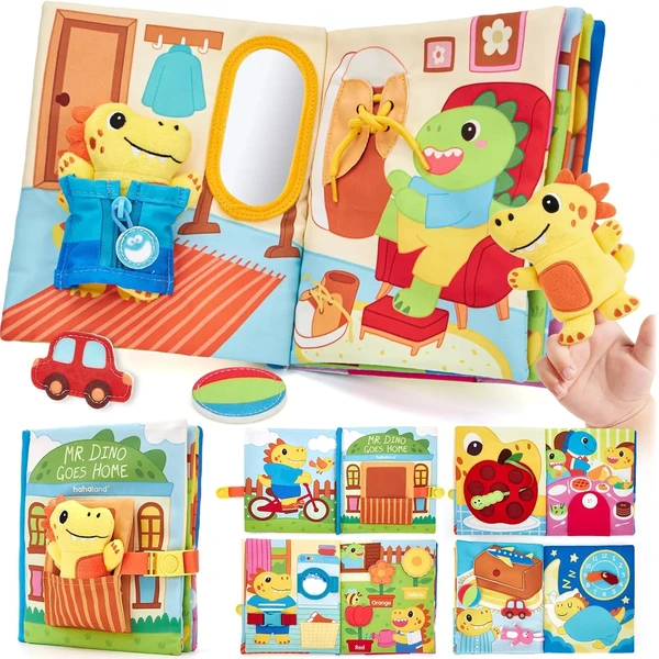 Busy book Montessori dinosaurio hahaland