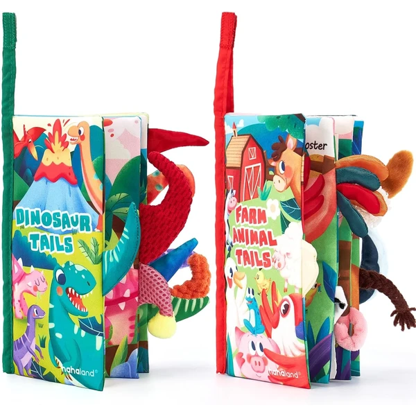 Pack 2 libros de tela hahaland