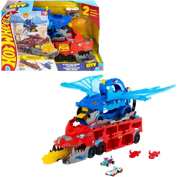 Hot Wheels City Dragón Transportador