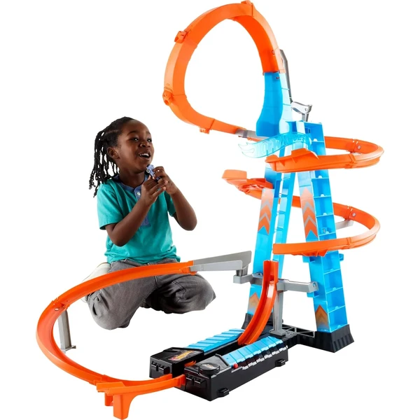 Hot Wheels Torre de Choques en el Aire