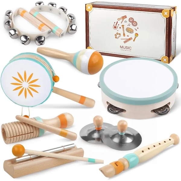 Set de instrumentos de madera Montessori