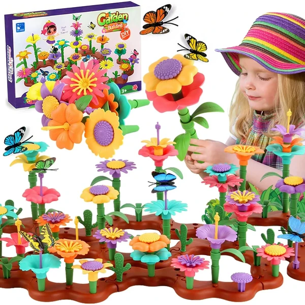 wohot Juego de Construcción Jardín de Flores