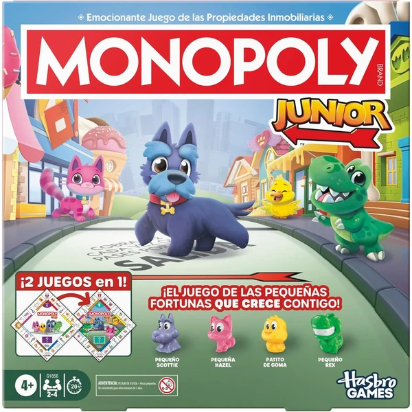 Monopoly Junior Square 2 en 1
