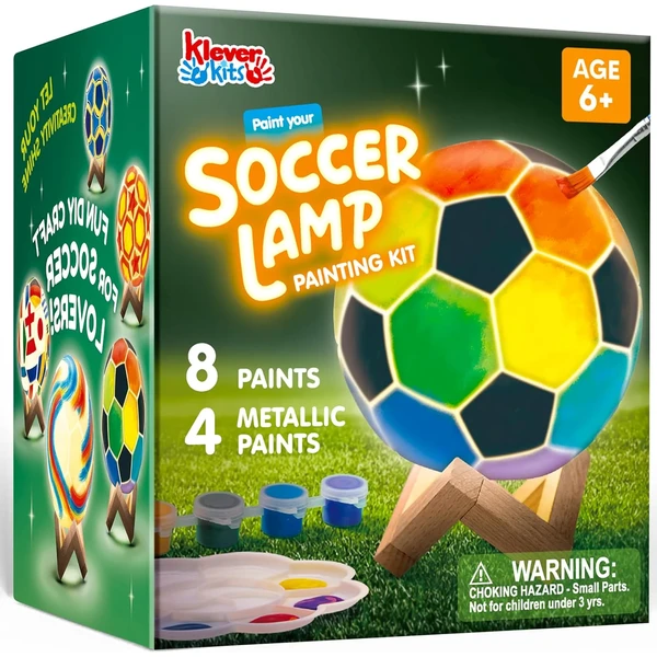 Klever Kits Lámpara de Fútbol para Pintar