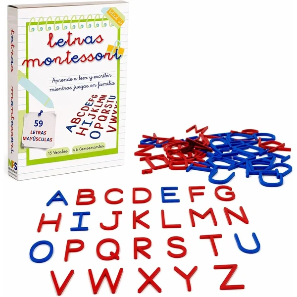 Alfabeto Montessori mayúsculas completo