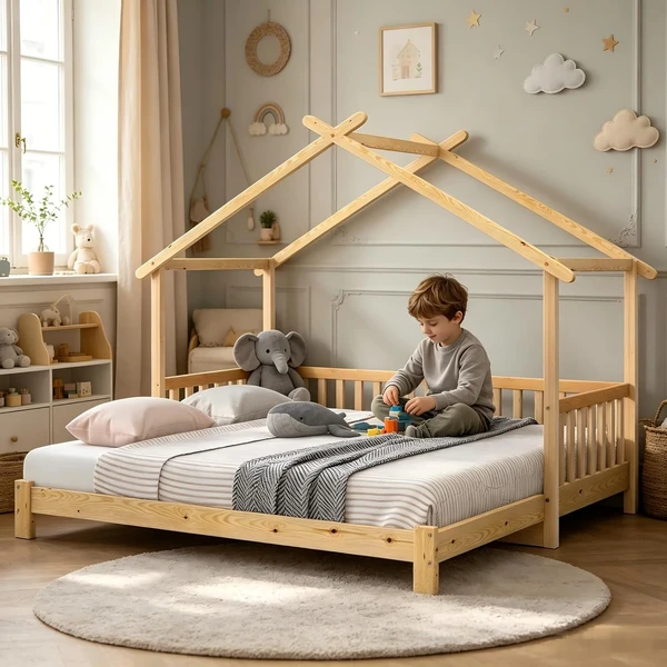 Cama casita Lexiou con cajón