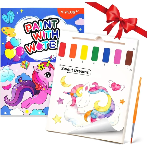 Libro de acuarelas unicornio YPLUS
