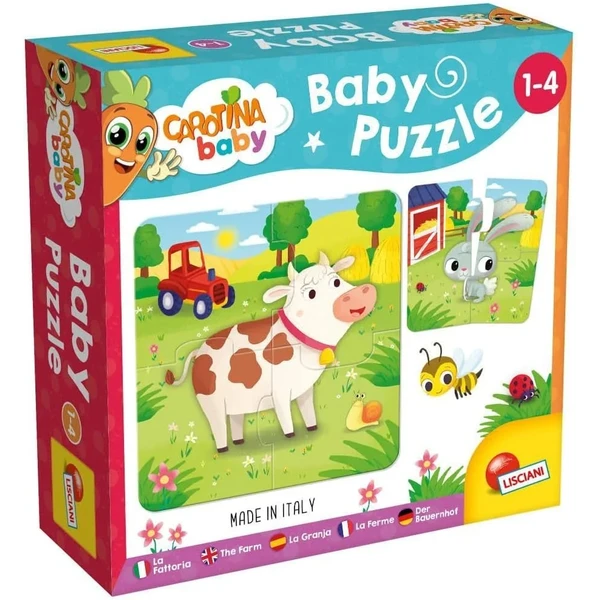 Puzzle de la granja Carotina Baby Lisciani
