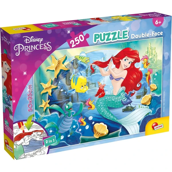 Lisciani Disney La Sirenita Puzzle Doble Cara