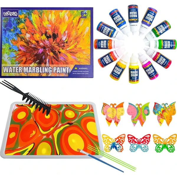 Lobyoh Kit de Pintura Marmolado