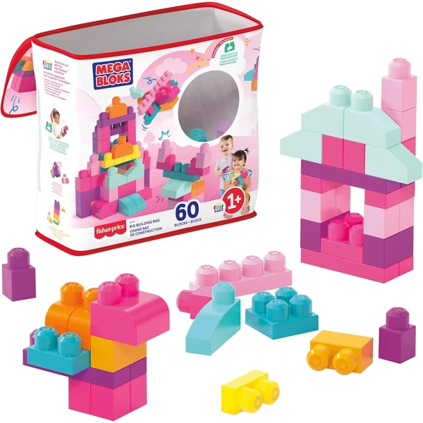 Bolsa 60 bloques Big Building Bag Mega Bloks