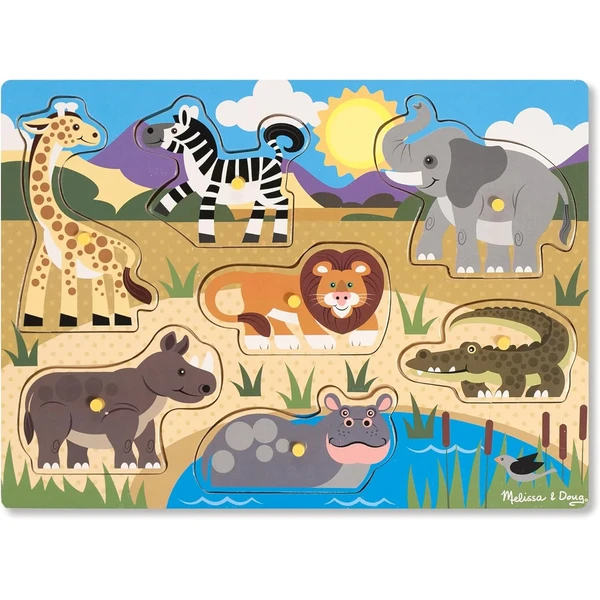 Puzzle de madera Safari Melissa & Doug
