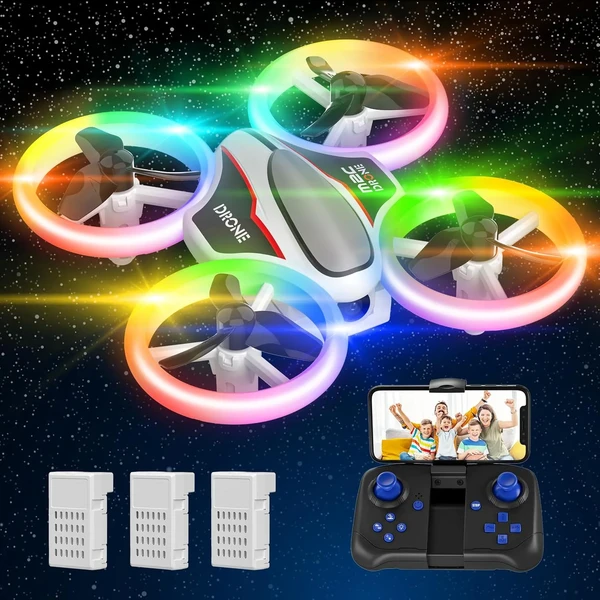 Mini Drone con Luces de Colores