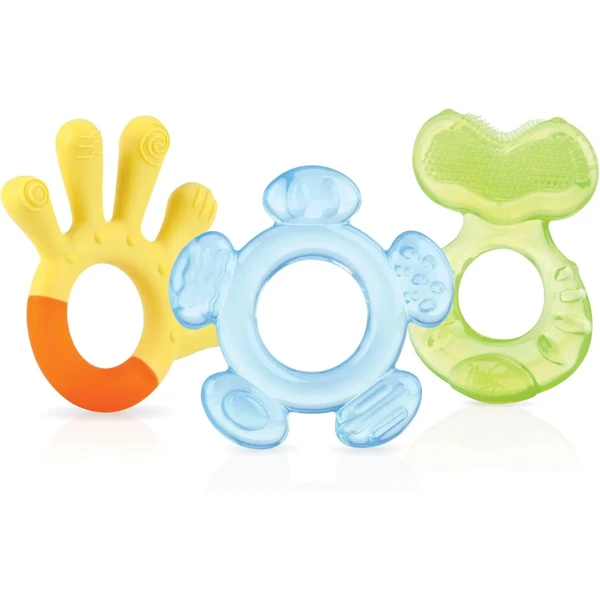 Pack 3 mordedores por etapas Nuby