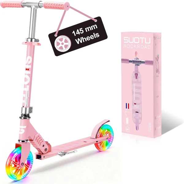 SUOTU Patinete con Ruedas Iluminadas