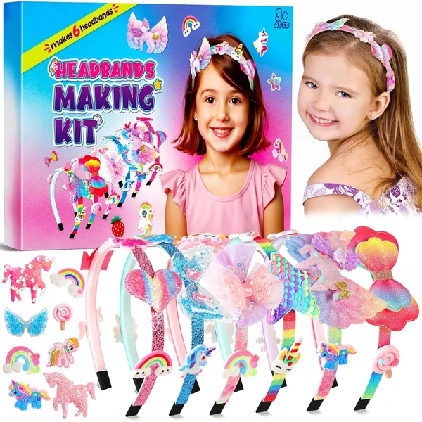 Pourbibi Kit de Diademas Unicornio