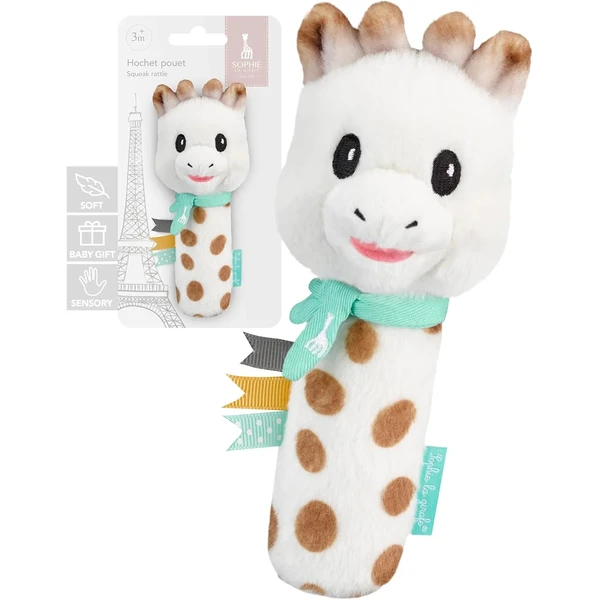 Peluche sonajero Sophie la girafe