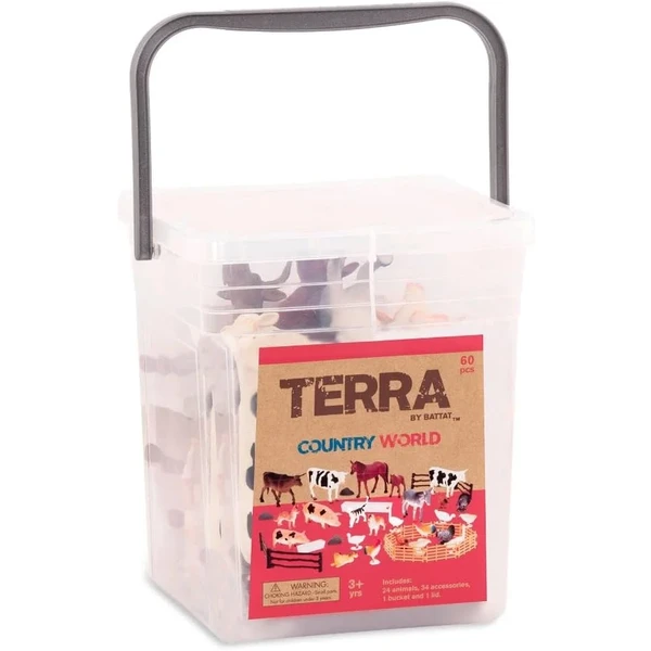 Terra by Battat 60 Figuras de Granja
