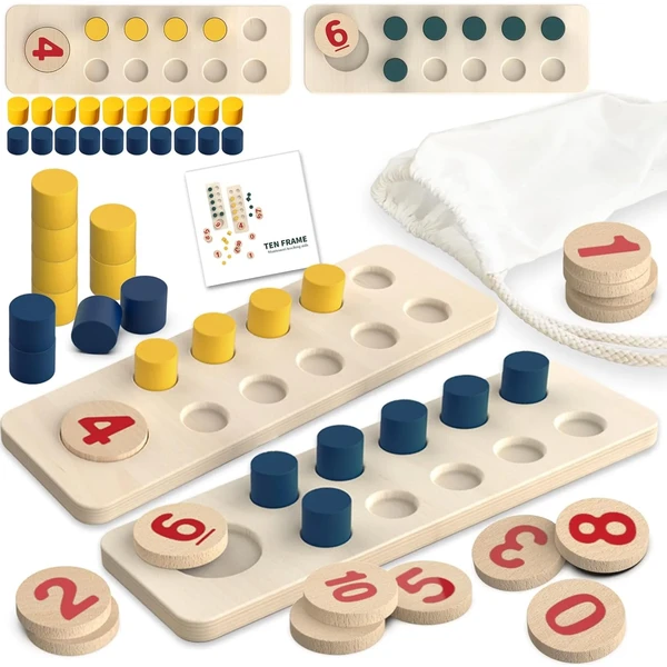 Placas de conteo Montessori TEUVO