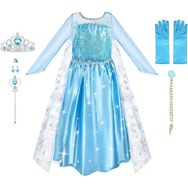 URAQT Disfraz Princesa de Hielo