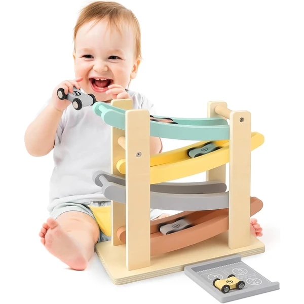 Pista de bolas de madera Vanplay