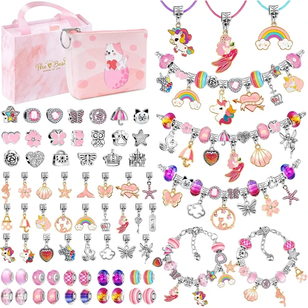 WEVOL Kit de Pulseras y Abalorios