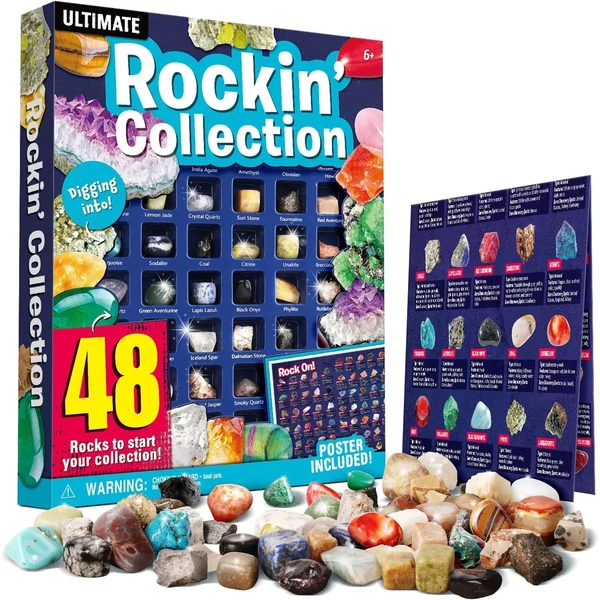 XXTOYS Kit de 48 Minerales