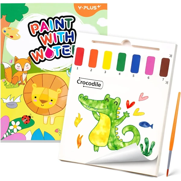 Libro de acuarelas con animales YPLUS